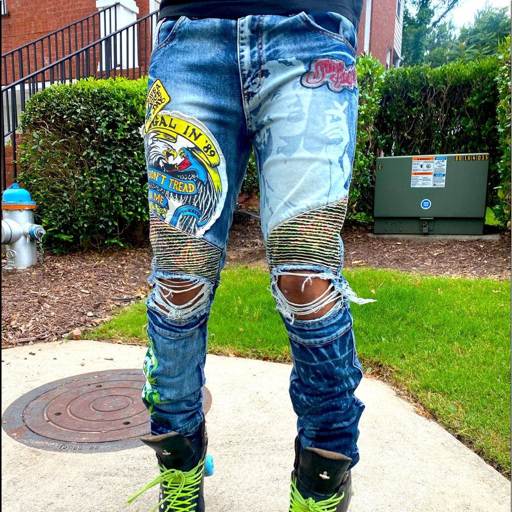 Dope exclusive HIGH TIMES men’s skinny jeans